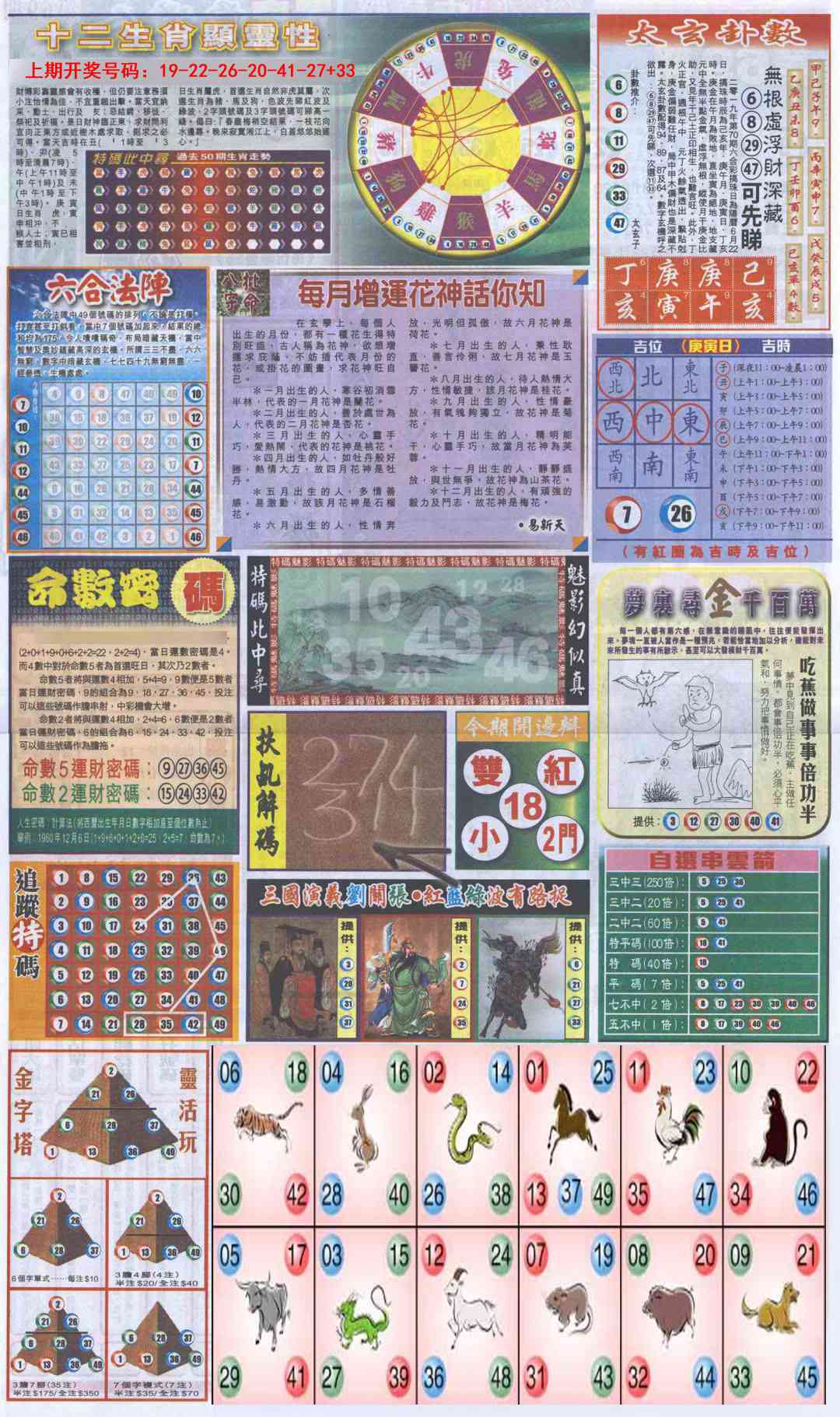 076期新报跑狗-2(背面)[图]